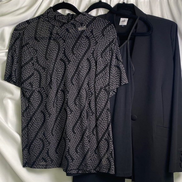 CAbi Tops - Cabi Deco Turtleneck